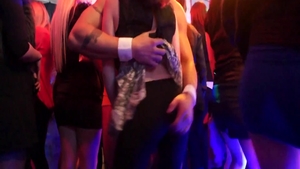 Got her pussy pounded in club