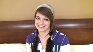 Exploited Teens: 18 yr old Pocahontas Jones throat fuck