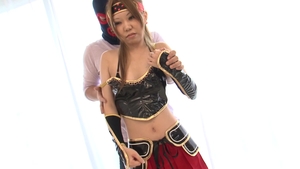 Asian loves huge dildo