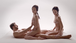 Pleasure softcore threesome scene