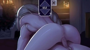 Passionate nun fantasy creampied on Halloween