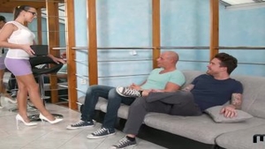 WWMAMM: Blonde hair Angel Piaff and Mea Melone cumshot