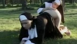 Hard ramming alongside nun