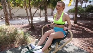The Real Workout - Pigtails Natalia Starr