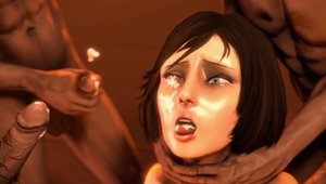 Getting facial in company with gorgeous