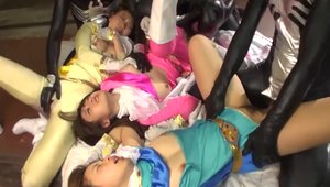 Beautiful asian teen chick group sex HD