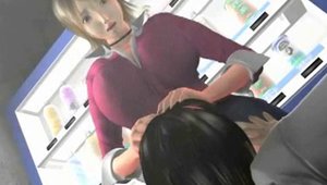 Gorgeous busty slut hentai pussy fucking