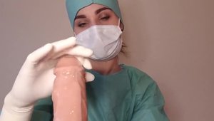 Nurse blowjob cum HD