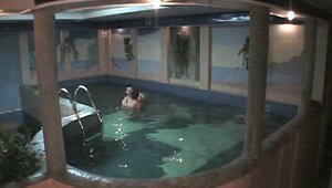 Amateur voyeur nailed rough in the pool