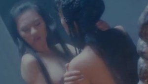 Asian lesbian scissoring