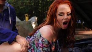 Brazzers: Face-fucking a Fiery Vixen's Gagging Skills